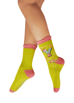 Powder Alphabet  Socks