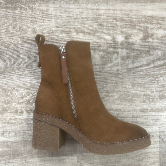 Refresh 170989 Womens Camel Comfort Heeled Ankle Boot