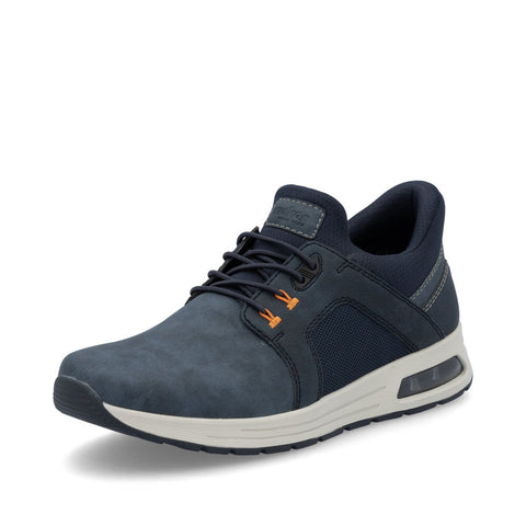 Rieker B1053-14 Blue Mens Ready2Go Slip On Shoes
