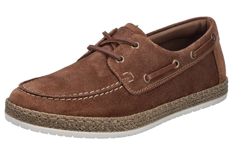Rieker B5220-22 Mens Brown Casual Comfort Boat Deck Shoes