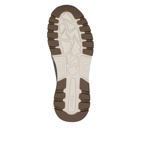 Rieker B9350-25 Brown Mens Casual Comfort Slip On Shoes