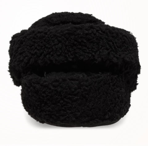 Crocs Unisex Black Classic Cozzzy Faux Fur Slippers