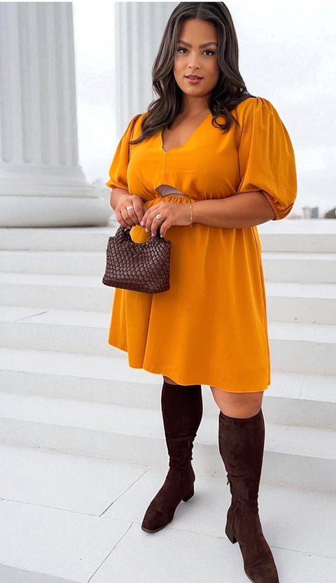 Ella Maddie Brown Faux Suede Knee High Stretch Womens Boots