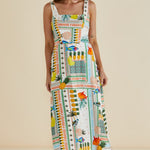 Betty Basics Tegan Midi Dress Paradise Print BB8442