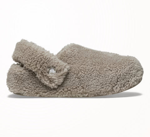 Crocs Unisex Mushroom Classic Cozzzy Faux Fur Slippers