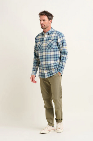 Brakeburn Blue Check Shirt