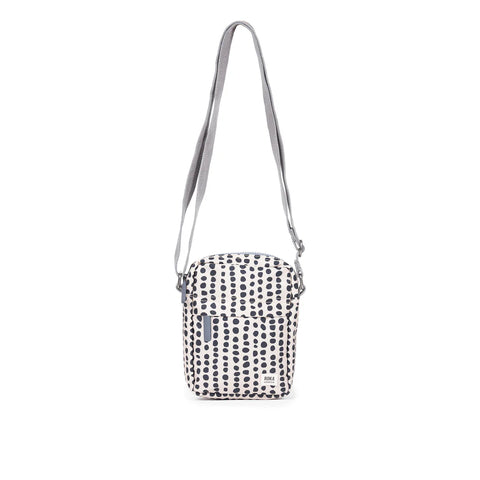 Roka Bond Linear Dot Recycled Canvas Crossbody Bag