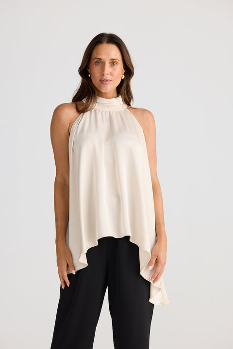 Brave + True Jewell Top Oyster BT25394