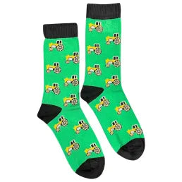 Jaspers Green Tractor Mens Bamboo Socks  - Soft, Cozy And Eco-Friendly Comfort For Every Step