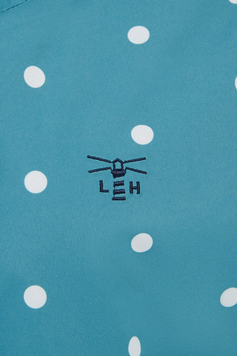 Lighthouse Beachcomber Long 11 Blue Dot Womens Waterproof Coat