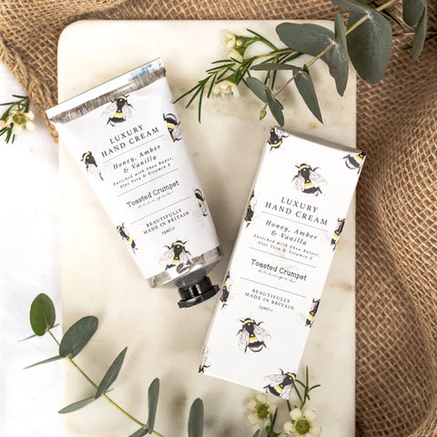 Toasted Crumpet Honey, Amber & Vanilla Luxury Hand Cream 75ml