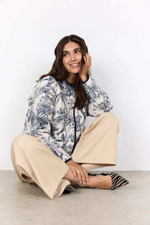 Soya Concept Carli 3 Jacket Cream/Blue