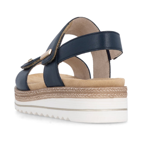 Remonte D0Q59-14 Pazifik Womens Touch Fastening Platform Sandals