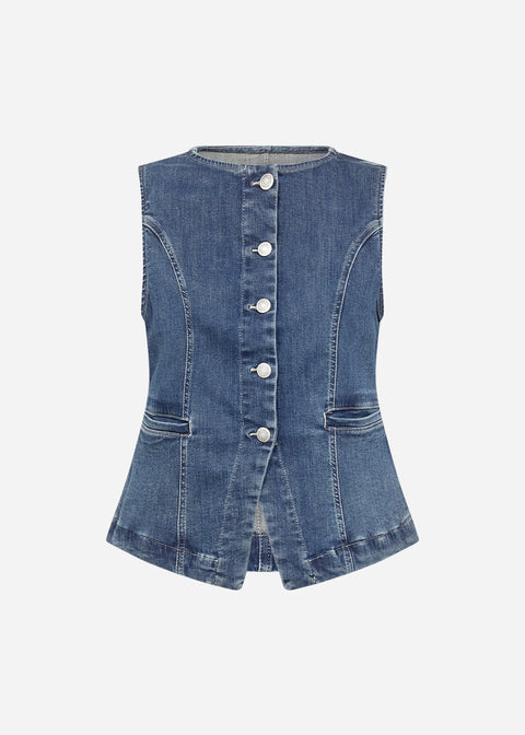 Soya Concept Kimberly 42 Waistcoat Dark Blue