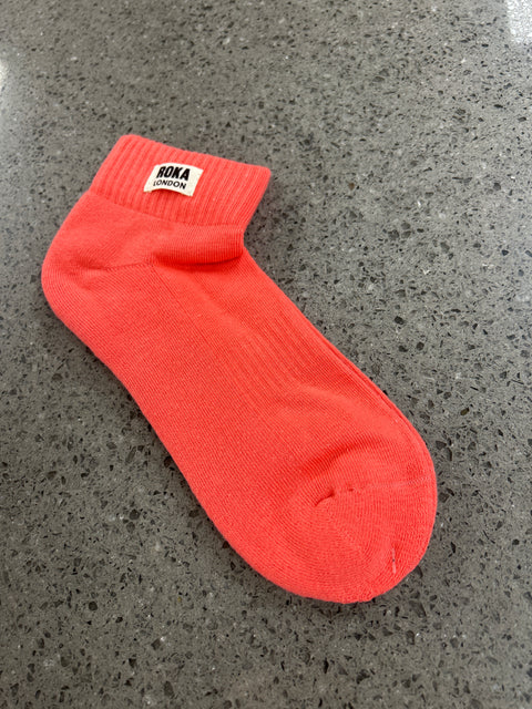 Roka Wembley Sugar Coral Organic Cotton Super Comfy Stylish Socks