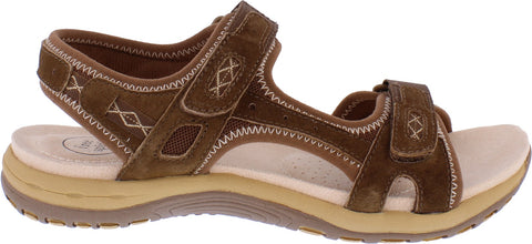 Free Spirit Frisco Chocolate Women's Casual Touch Fastening Sandals