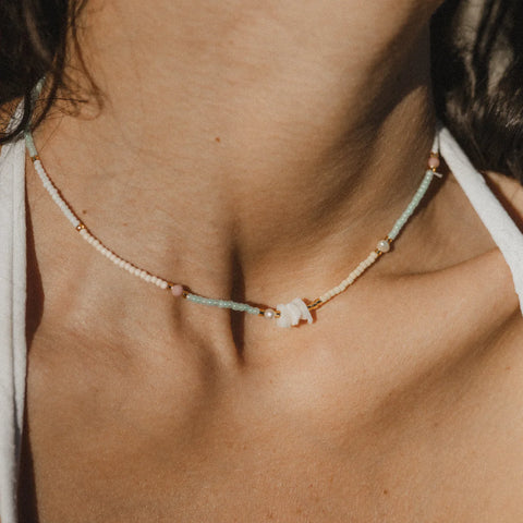 Pineapple Island GNP012 Giada Sejiwa Beaded Necklace
