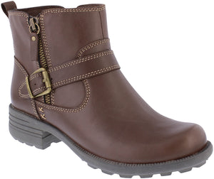 Free Spirit Greta Chestnut Womens Leather Ankle Boots