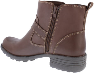 Free Spirit Greta Chestnut Womens Leather Ankle Boots