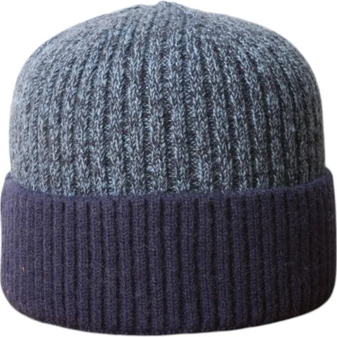 Jaspers Blue Marl Unisex Super Soft and Cosy Warm Beanie Hat