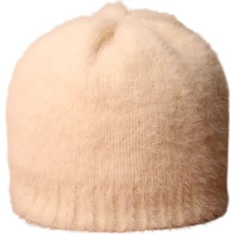 Jess And Lou Cream Womens Fluffy Hat