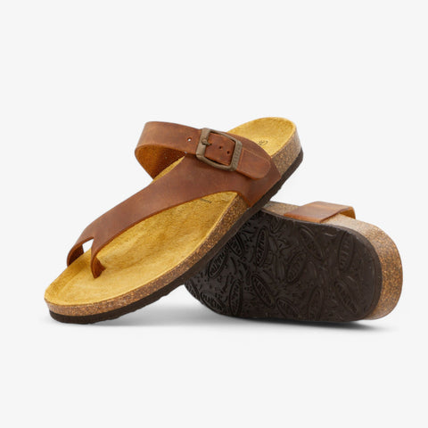 Plakton 185446 Battle Roble 225 X Womens Casual Comfort Leather Sandals