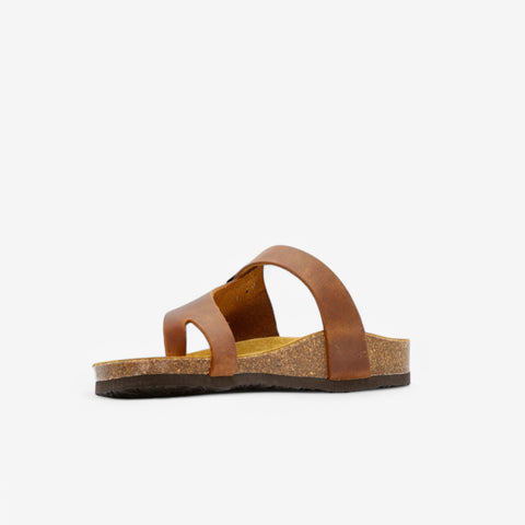 Plakton 185446 Battle Roble 225 X Womens Casual Comfort Leather Sandals