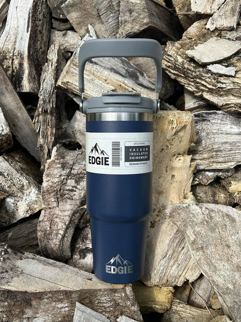 Edgie The Busy One XL Navy Vacuum Bottle