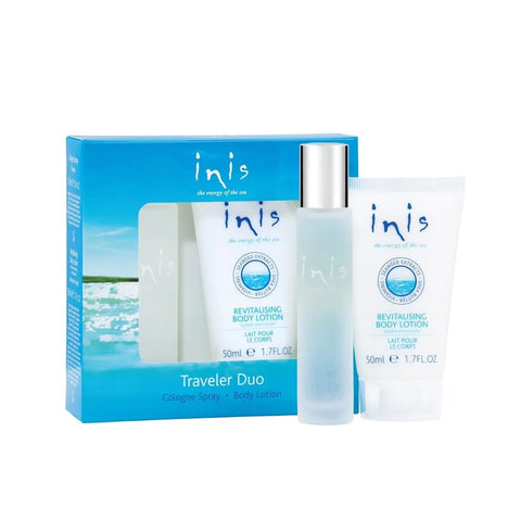 Inis Traveller Duo Gift Set (Includes 15ml cologne and 50ml body lotion)