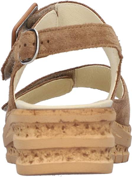Waldlaufer 677001 195 084 Order Walnuss Walnut K-Arlene Womens K Fitting Touch Fastening Low Wedge Stylish Sandals