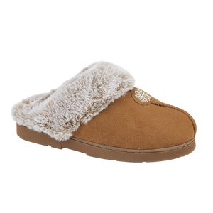 Joe & Joe Splendour Chestnut Womens Super Soft Mule Slippers