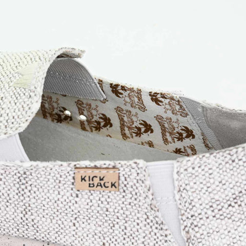 KickBack Couch Classic Oat Grey Mens Carpetbag Weave Shoes