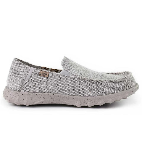 KickBack Couch Classic Oat Grey Mens Carpetbag Weave Shoes