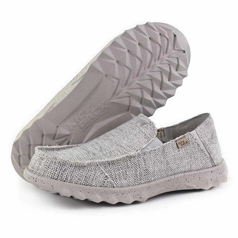 KickBack Couch Classic Oat Grey Mens Carpetbag Weave Shoes