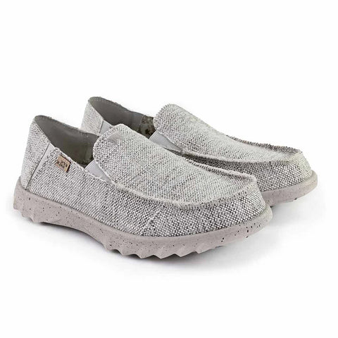 KickBack Couch Classic Oat Grey Mens Carpetbag Weave Shoes