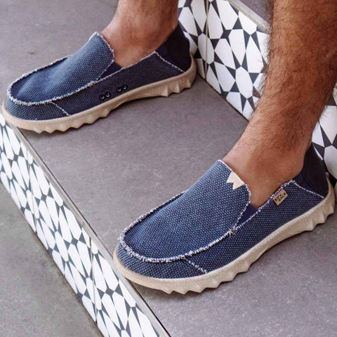 KickBack Couch Classic Vibe Mens Navy Heavy Canvas Shoes