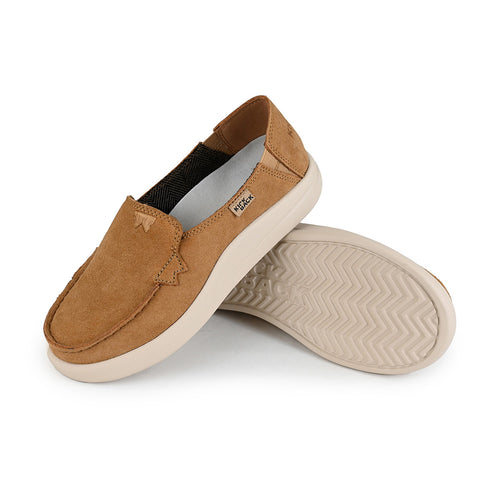KickBack Rizzo Suede Tan Womens Slip On Shoes