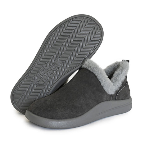 KickBack Scandie Bootie Charcoal Womens Slip On Boots