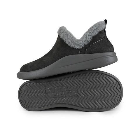 KickBack Scandie Bootie Charcoal Womens Slip On Boots