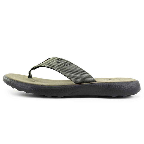 KickBack Koloa Khaki Black Mesh Mens Flip Flops