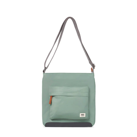 Roka Kennington B Medium Frost Recycled Canvas Cross Body Bag