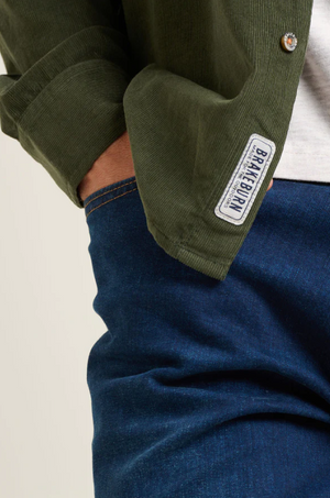 Brakeburn Khaki Corduroy Shirt