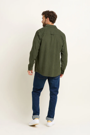 Brakeburn Khaki Corduroy Shirt
