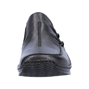 Rieker L1751-00 Black Womens Casual Comfort Slip On Shoes