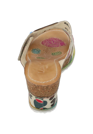 Laura Vita Bonito 224 Beige Womens Casual Comfort Leather Stylish Sandals