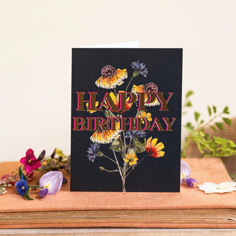 Toasted Crumpet Happy Birthday Card (Cello-Free)