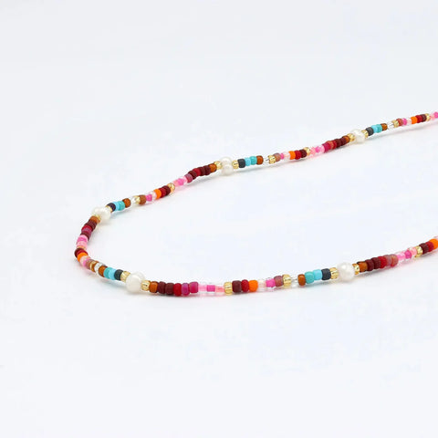 Pineapple Island  MNP008 Merah Dainty Endless Summer Necklace