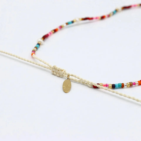 Pineapple Island  MNP008 Merah Dainty Endless Summer Necklace