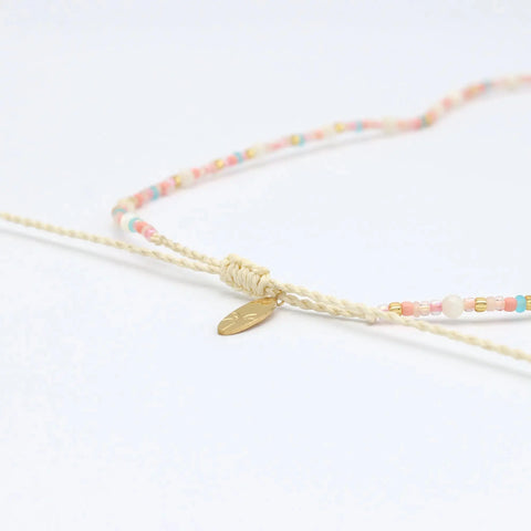 Pineapple Island MNP010 Surya Golden Beaded Necklace
