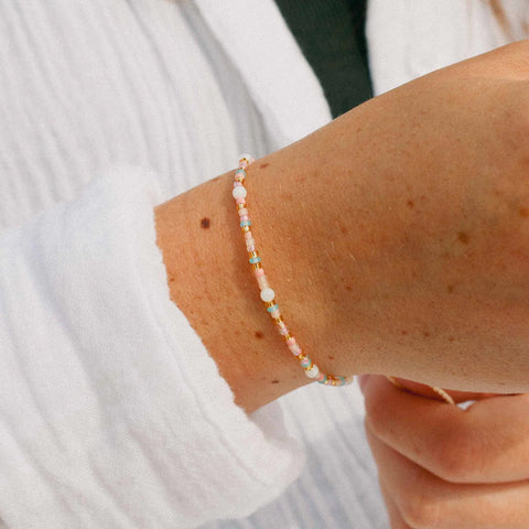 Pineapple Island MONP010 Surya Golden Hour Beaded Bracelet